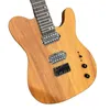 LvyBest Classic Electric Guitar Carbon Toasted Wooden Wellen Blossom Blossom Corazón Cuerpo Garantía Garantía Entrega gratuita Hogar