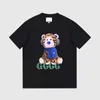 T-shirts pour hommes designer Summer New Cartoon Tiger Print T-shirt à manches courtes col rond femmes U44D