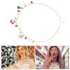 Christmas Decorations 1 Pc Pendant Xmas Pattern Necklace Girls Neck Chain Jewelry