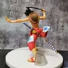 Novelty Games One Piece Manga 22cm Monkey D Luffy Anime Figur Wanokuni Version PVC Action Figur Model Toys for Children Gift