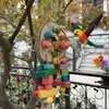 Other Bird Supplies Long-lasting Play Toy Entertaining Anti-fade Fun Parrot Wooden Blocks Tearing Toys Cage Decorative