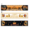 Prezenty z tkaniny stołowej dekoracja dyni poliestrowej na halloweenowe obrus obrusowy ornament