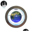 Dekorativa objekt Figurer Floating Globe Office Roterande magnetisk levitation Led Anti Illuminated Desktop Earth Gift 4 Inch Hom Dhigv