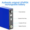 4PCS 100AH ​​3.2V LIFEPO4 Batterie Rechargeable Lithium Ion Battery Deep Lifcycles Cellules pour EV RV Boat Solar Home Energy Storage