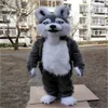 Dog Husky Mascot Kostuum Furry Suits Party Game Fursuit Cartoon Jurk Outfits Carnival Halloween Kerstmis Pasen advertentie Kleding