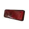 Motorcykelcykel Scooter Quad Red Rectangle Reflective Plate Varning Reflector E7CA