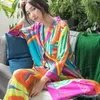 Home Clothing Women Silk Pajamas Autumn Korean Fashion Sleepwear Loose Cardigan Long Sleeves Pants Set 2 Piece Sexy Satin Pyjamas Clothes