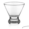 Wijnglazen Stemless Martini Set Garnalen Cocktail Met Zware Voet Drop Levering Thuis Tuin Keuken Eetkamer Bar Drinkware Dhw8C