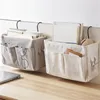 Storage Bags Basket Wear Resistant Hanging Organizer Anti-deform Fine Workmanship Fashion Bed Beside Bag