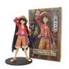 Neuheit Spiele Anime One Piece Figur Ruffy Zoro Ace Sanji Sailors Stehende Statue 16-26CM Sammlung Serie Weihnachten Geschenke Modell Für Kinder