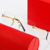 Designer-Sonnenbrillen Brillen Schutzbrille Fahren UV-Schutz Schwarze quadratische Brillen Verfärbung Verbundene Linsen Rahmen Polarisierte Sonnenbrille Tiger Carti Lunette de Soleil
