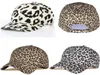 Nieuwe vrouwen Men Sporthoed Leopard Cheetah Print Panelstrapback Camp Hat Cap Retro Animal Baseball Cap verstelbare reissport5659861