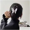 Saç klipsleri barrettes süper peri kelebek klipli köpekbalığı kadın yaz geri kafası küçük headdress damla dağıtım takı saçjewelry dh0ji