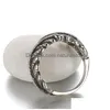 Band Rings Retro Thai Sier Ring 925 Sterling Opening Adjustable Women Fashion Jewelry Drop Delivery Dhwpo