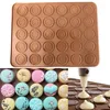 Bakeware Tools 30 Hole Silicone Pad Oven Macaron Non-stick Baking Mat Pan Pastry Cake