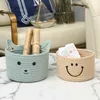 New Storage Basket Imitated Rattan Kitchen Desktop Sundries Snack Box Cute Woven