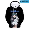 Felpe con cappuccio da uomo Harajuku Brave In The World Felpa con cappuccio Flaming Moda Uomo/Donna 3D stampato Ragazzi/ragazze carini Anime Kpop Top