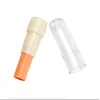 Bouteilles de stockage vide lèvre conteneur rond Orange rouge à lèvres Tube emballage directement remplissage bricolage 11.8mm bâton bouteille 25/50 pièces