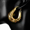 Hoopörhängen Diana baby smycken afrikansk oregelbunden kvinnlig trend 2022 flickor dubai 18k guldpläterad för tacksgivin