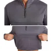 Męskie koszule T Polar polarowe polarowe polarowe ciepło długi rękaw dla mężczyzn Jakość swobodne szczupły druk w paski Half Zip Pullover Wygodne ubrania