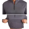 Magliette da uomo Taglie forti Pile caldo Manica lunga per uomo Qualità Casual Slim Stampa a righe Top Pullover mezza zip Abiti comodi