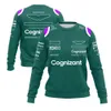 2022 F1 Pullover للرجال والسيدات الطاقم الأزياء من النوع الثقيل ، فورمولا 1 فريق سباق القميص الربيع الخريف الرياضي للرياضة دافئة دافئة