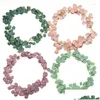 Decorative Flowers Wreaths Vines Fake Eucalyptus Garland Home Wreath Packs Garden Greenery Leaves Decor Plant Sier Dollar Wedding Dhoxj