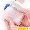 Filet de maille de sac de maille de savon en Nylon de mode pour le nettoyage moussant sacs de filet de savon de bain couleur aléatoire