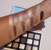 Paleta de sombra metálica de chocolate, 15 cores, brilho fosco, paleta de sombra de olhos esfumaçada, paleta de maquiagem cosmética