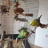 Other Bird Supplies Pet Parrot Cockatiel Stand Frame Parakeet Cage Ladder Climbing Hammock Toys