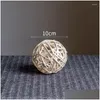 Flores decorativas grinaldas 1 peça 15/10/20/25 cm Wicker Hollow Rattan Ball DIY Party Party Wedding Decor Decor Dhjhs