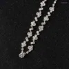 Серьги для ожерелья устанавливают модные женщины сплайт -атмосферу Свадебная свадебная леди свинца серьги ожерелья для ювелирных аксессуаров D88