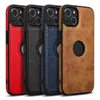 Premium Business Leather Case Soft TPU Full Protection Phone Cases Cover For iPhone 14 13 12 Mini 11 Pro Max X Xr Xs Max 8 7Plus Samsung S20 S21 S22 Ultra Plus