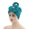 Ethnic Clothing 2022 African Auto Headtie Nigerian Wedding Muslim Turban Cap Arab India Hat Female Head Wraps Turbante