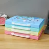 Plast A4 Cartoon Print File Filder Organizer Expanding Wallet Bill Paper Holder Multi-Function Office Supplie