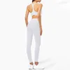 Active Sets Sexy Tight Gym Yoga Set Tighs Workout Sportswear Sports Suits High Waist Leggings Pants Fitness Bra 2pcs Running Crop Top