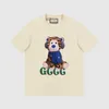 Men's T-Shirts designer Summer New Cartoon Tiger Print T-shirt Short Sleeve Round Neck Women U44D