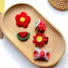 Dog Apparel 30 Colors Cute Pet Cat And Rubber Band Hairpin Bow Hair Accessories Small Size Beauty Product 5Pcs/lot