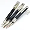 12 Style High quality Black Resin and Metal Rollerball pen Ballpoint pen Luxury Writing Nib Fountain pens stationery office school supplies with Serial Number