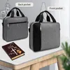 Bolsas de almacenamiento Bolsa de transporte Estuche para libros de viaje Tableta desmontable Organizador de protección de documentos Bolsa con cremallera con asa