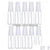 Packflaschen 30 ml 1oz Plastik klares Sprühfillbare kleine tragbare leere Flasche für Reiseöle Pers fallen lassen Dholy abgesetzt