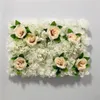 Decoratief bloempaneel voor bloemwand handgemaakte blad kunstmatige zijden bloemen bruiloft muur decor baby douche feest achtergrond