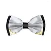 Bow Ties Tailor Smith Microfibra Bowtie Moda ajustable Moda Formal Boda Novela Tuxedo Corbalo Corbe Z0221