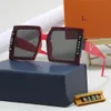 Luksusowe projektant okularów przeciwsłonecznych odpornych na promieniowanie przeciwsłoneczne popularne projektanci Square Sun Glass swobodne wszechstronne okulary z pudełkiem