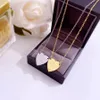 Womens Heart Necklace Fashion Gold Earrings Custom Luxury Jewelry Friendship Designer Necklace Punk Accessories Charm Earring For Women Vintage Jewellery Set