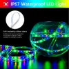 5M/10M Solar LED Strip Light 8 أوضاع عيد الميلاد سلسلة ملونة Fairy Lights Outdoor IP67 Patio Patio Garden Decoration Lamp