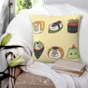 Pillow Home Textile Bedding Pillows Decorative Accessories Square No Fading Personalized Cute Body Sleep Bedroom Sofa Pad Cartoon Foods