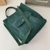 Akşam çantaları 2022 vintage tarzı kadın omuz gündelik kadife crossbody öğrencileri için 4 renk damla