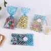 Cellophane Bag Snack Cookie Bag Party Gift Randig Polka Dot Tie Flat Pocket 6 Microns 122207