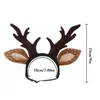 Cat Costumes 2022 Christmas Pet Dog Antler Elk Ear Headband Cute Fancy Dress Up Year Party Hat Costume